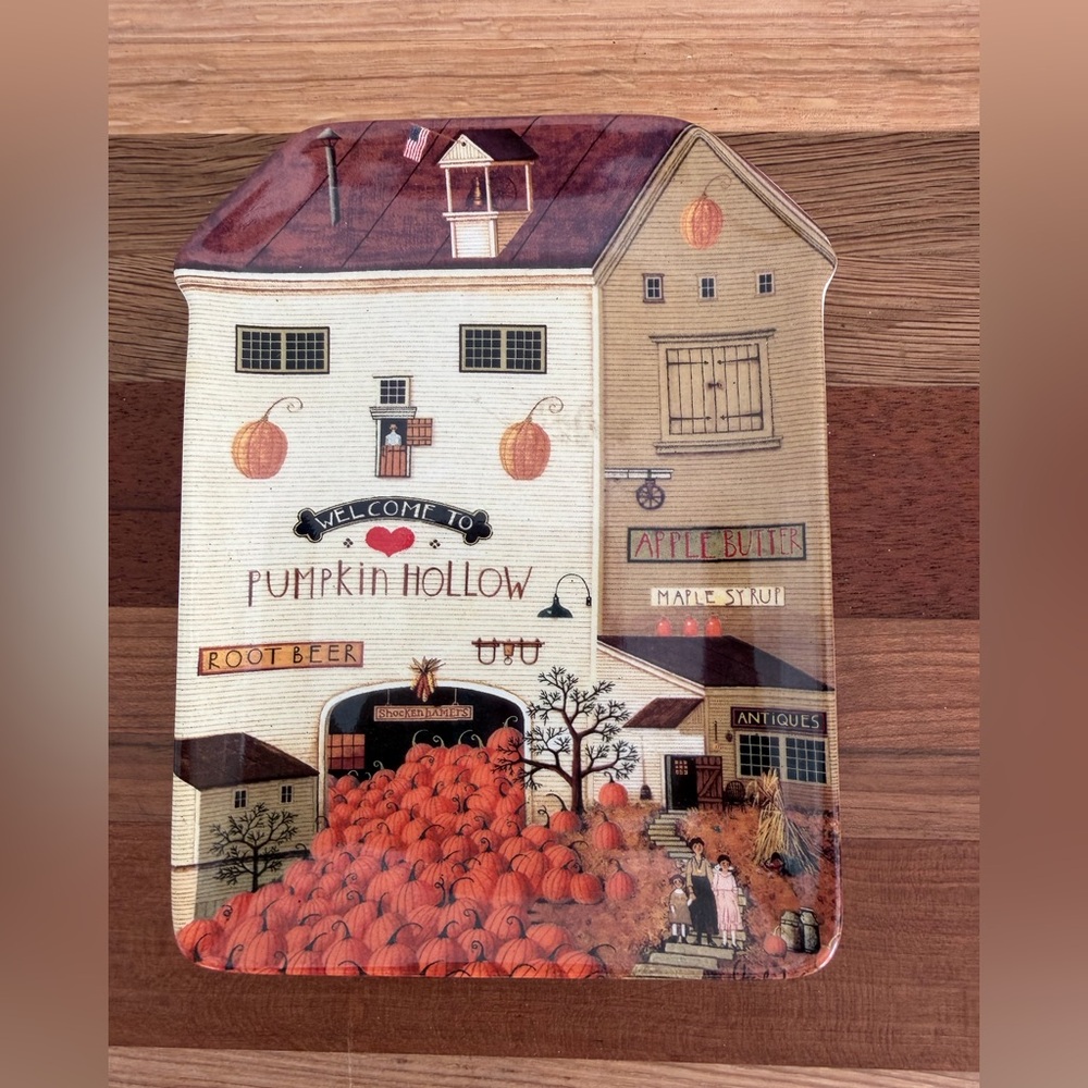 Charles Wysocki Collector Plate “Pumpkin Hollow”